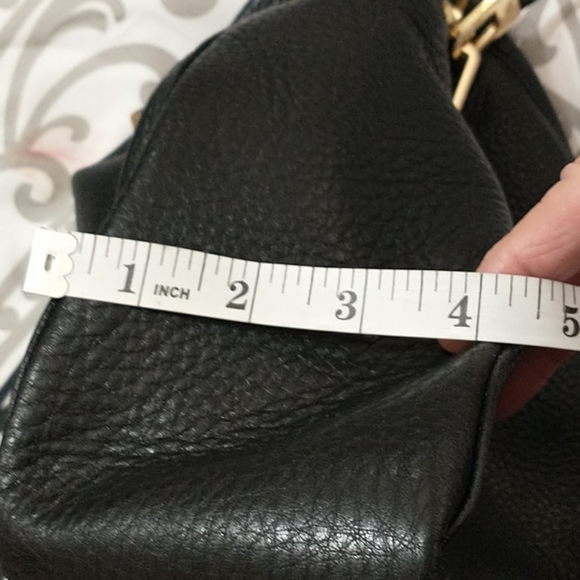 Michael kors black leather golden embellishments large - Picture 10 of 15